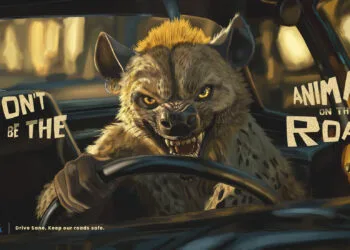 ANIMALS ON THE ROAD